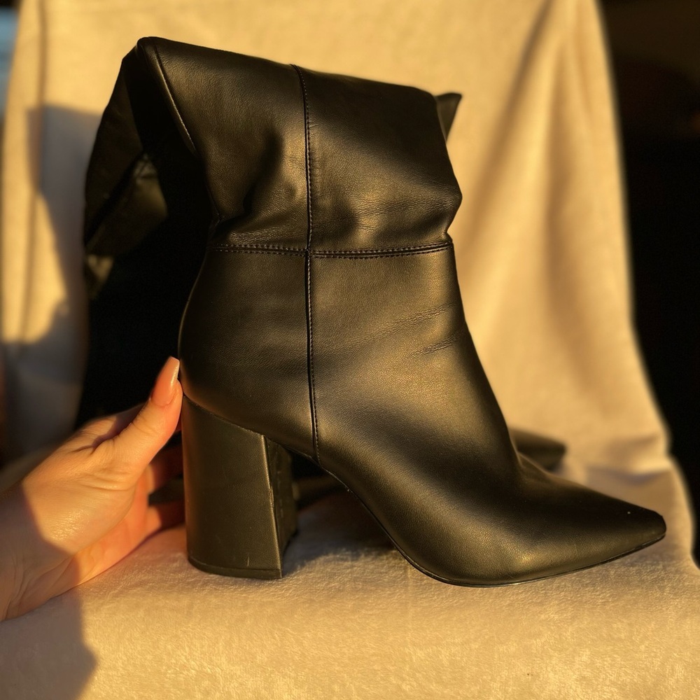 Black Thigh High Boots 👢🍂